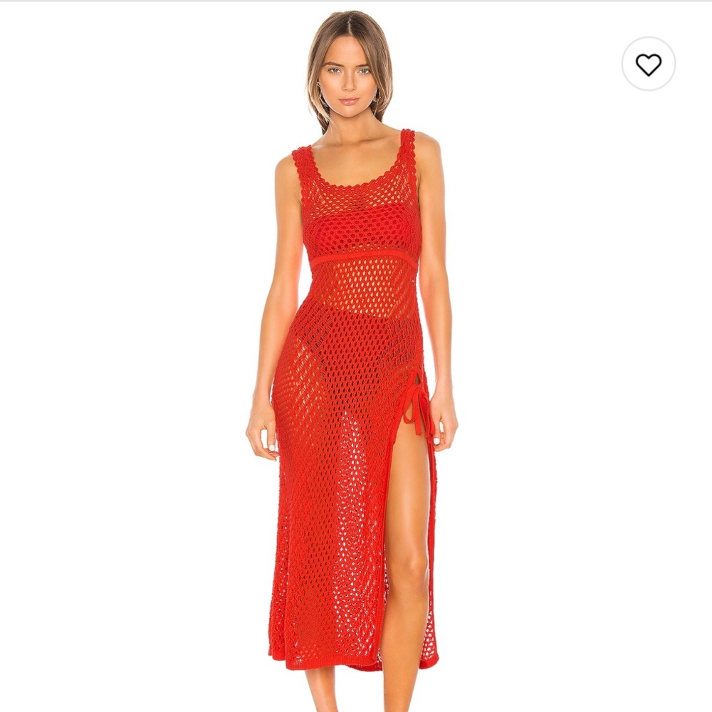 Athena Crochet Beach Coverup
